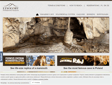 Tablet Screenshot of jaskiniaraj.pl